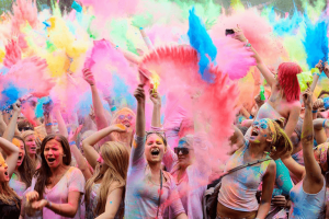 Holi celebration in India – 13th March