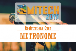 Metronome at AMITECH’17, AMITY University