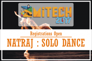 NATRAJ : Solo Dance Competition at AMITECH’17, AMITY University