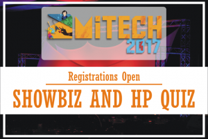 SHOWBIZ and HP Quiz at AMITECH’17, AMITY University