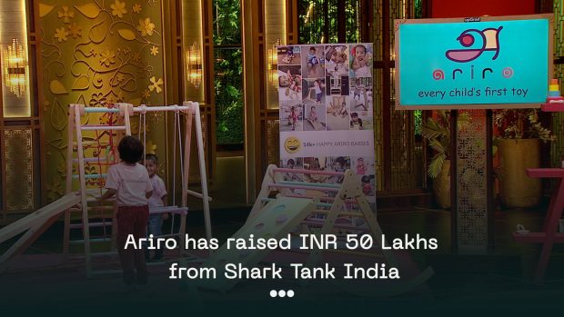 Ariro has raised INR 50 Lakhs from Shark Tank India