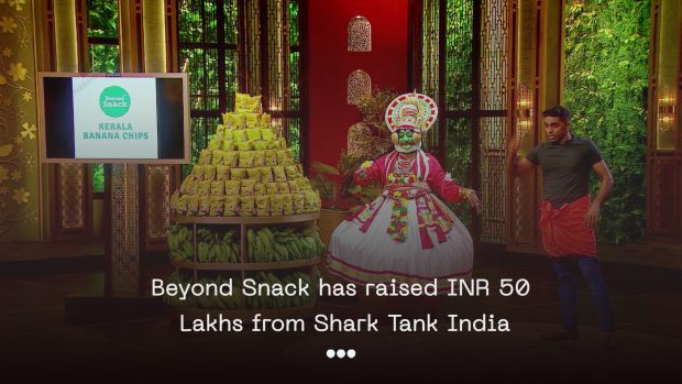Beyond Snack has raised INR 50  lakhs from Shark Tank India