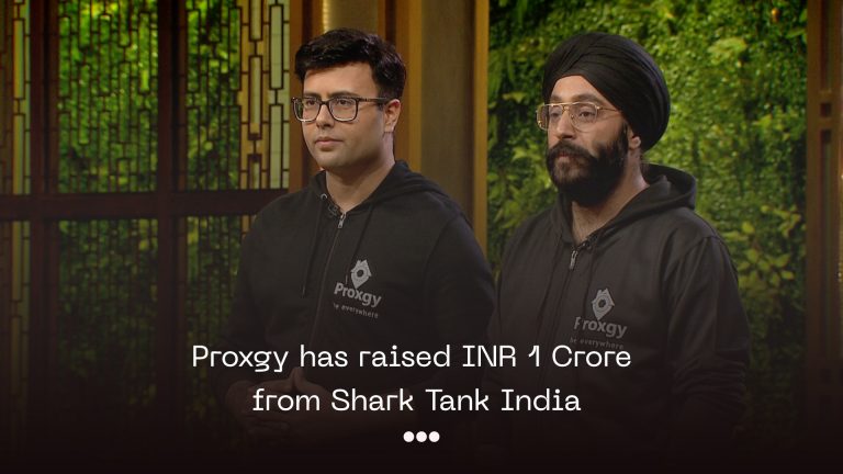 Proxgy from shark tank india blog