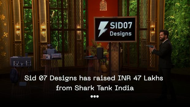 SID 07 Designs has raised 47 lakhs from Shark Tank India