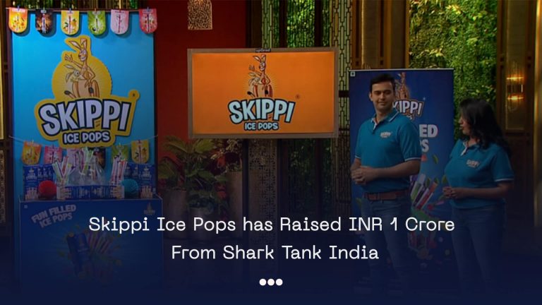 Skippi Ice Pops has raised INR 1 crore from Shark Tank India