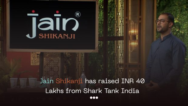 Jain Shikanji has raised INR 40 lakhs from shark Tank India