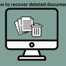 How to recover deleted documents