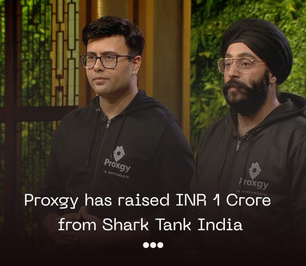 Proxgy from shark tank india blog