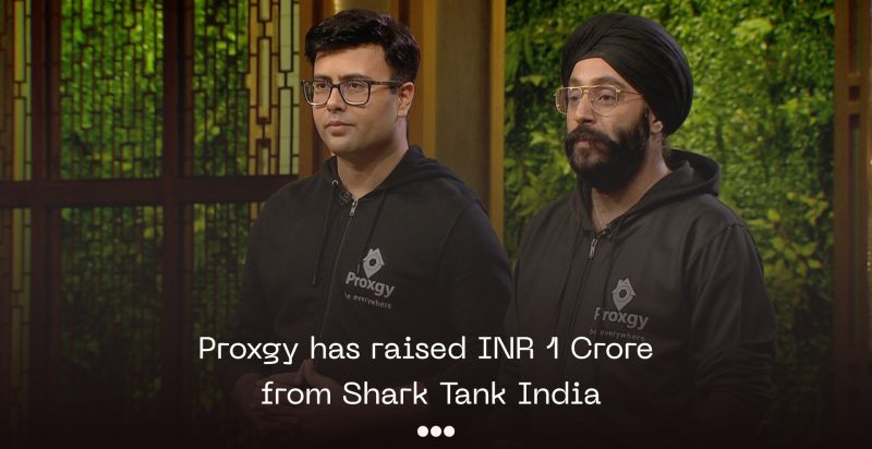 Proxgy from shark tank india blog