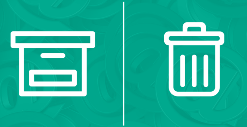 archived or deleted emails